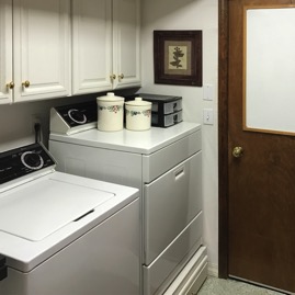 14 Laundry Room off of kitchen (with sink and access to garage)