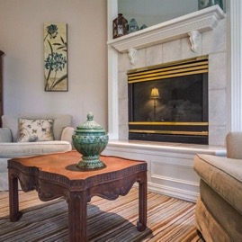 27 Master Bedroom (fireplace)