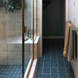 31 Master Bathroom (shower with skylight and water closet)